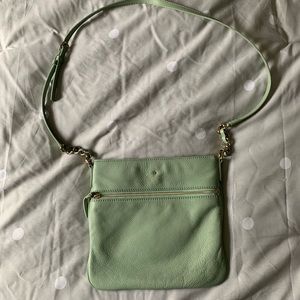 Kate Spade New York mint green cross body bag